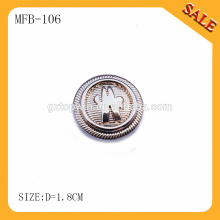 MFB105 High end buttons fashion alloy gold jeans button for garment